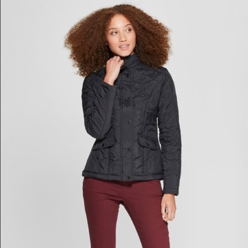 A New Day Black Quilted Jacket
